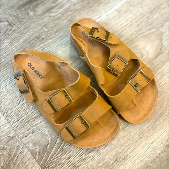 Old navy sandal size 10 kids toddler gender neutral brown sandals - Picture 1 of 4